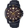 CASIO COLLECTION Mod. DIVER MULTIFUCTION BLACK - BROWN MTP-VD300BL-5EUDF